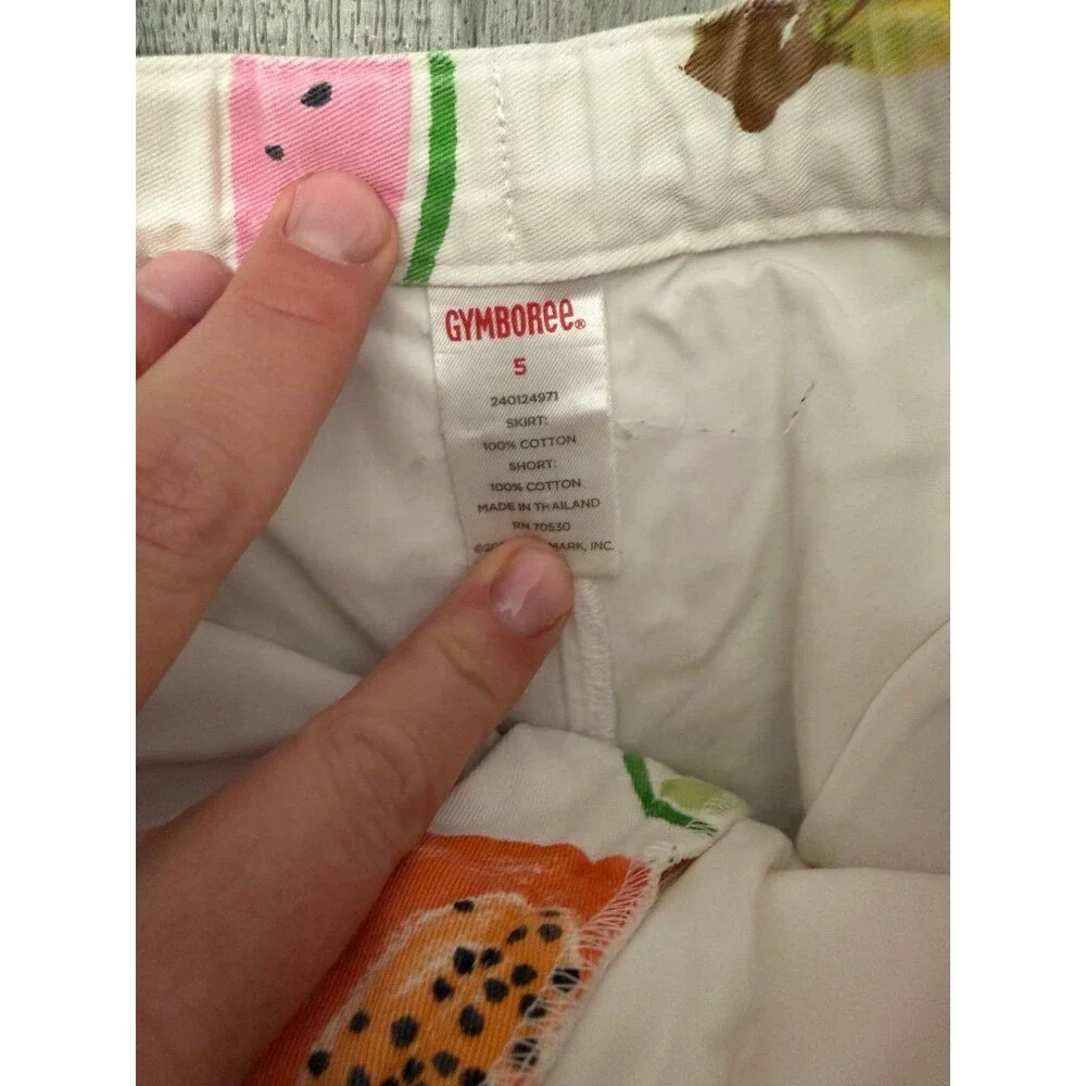 Vintage Gymboree fruit skort